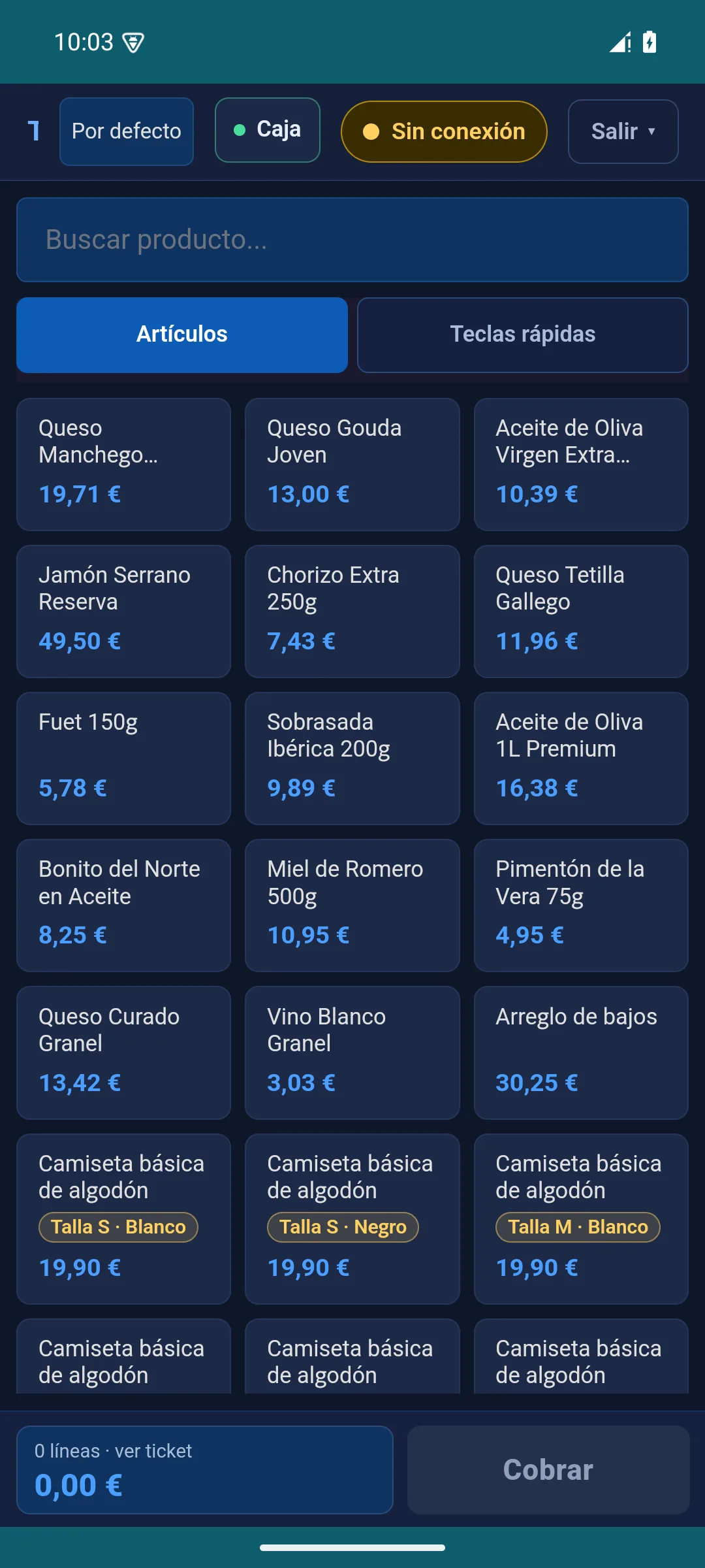 La app de Android sin conexión: el catálogo sigue ahí