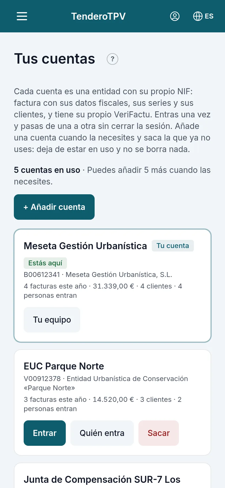 Tus cuentas en el móvil